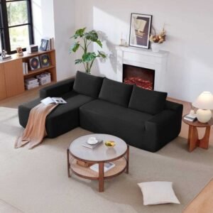 Alibaba Best Selling L Shape Compression Sofa for Small Homes