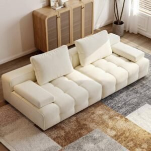 Modern Italian Minimalist Compressed Lawrence Style Sofa