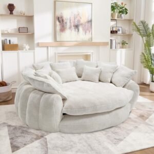 Customized Couple Lazy Vacuum Packed Round Sofa Bed