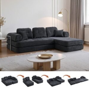 Top Selling Vacuum Compression L-Shaped Sofa Bed