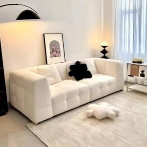 Love Seat Vacuum Compression Sofa for Small Apartment