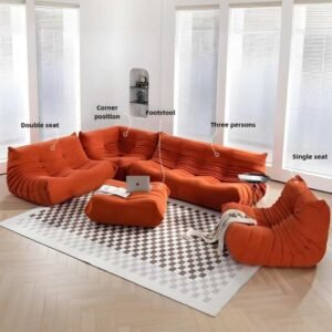 Top Quality Vacuum Compression Ligne Roset Togo Sofa Set